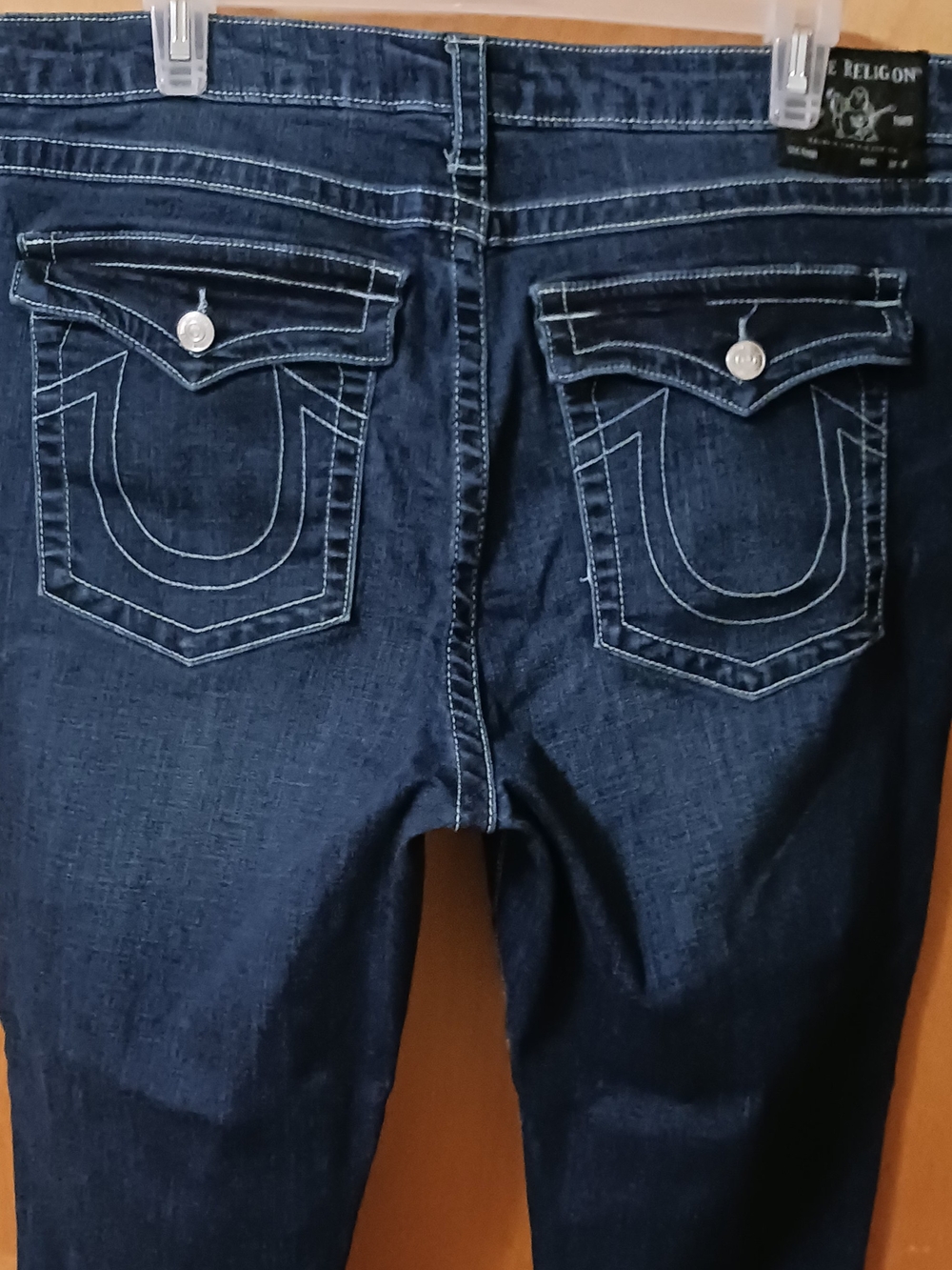 True Religion Women's Dark Blue Skinny Jeans 34/30